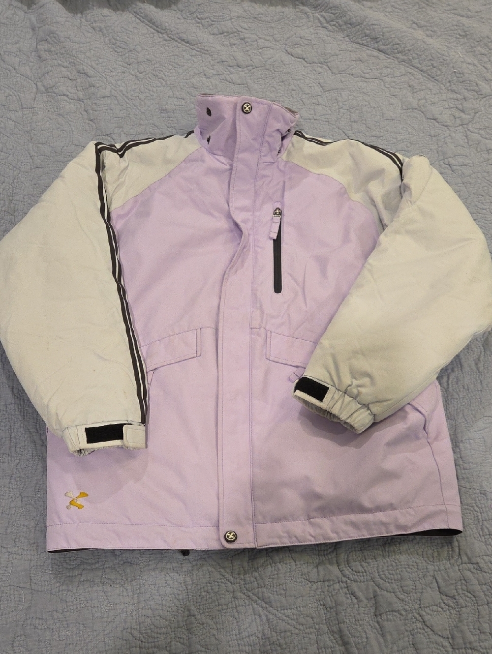Descente Kids Lavender and White Ski Jacket Size 16!